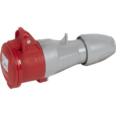 Prise mobile P17 IP44 16A 380/415V 3P+T en plastique (1/7)