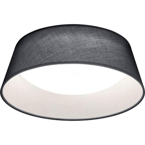 Ponts Plafonnier LED en acrylique avec abat-jour en tissu Gris/blanc 14 W (1/5)