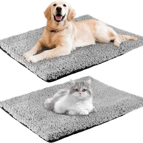 Lot of 1 coussin Auto-Chauffant pour Chat & Chien, Tapis Couverture Thermique Confortable et écologique Lavable Anti-dérapant Etanche, sans électricité & Batteries, 40x50cm (1/5)