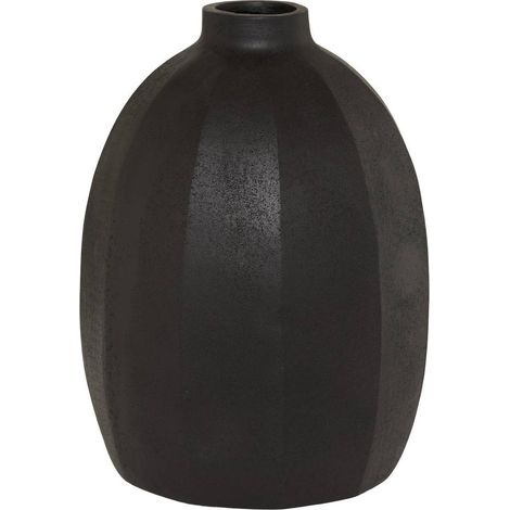 Vase Nyer, H. 42 cm, schwarz - Atmosphera créateur d'intérieur (1/2)
