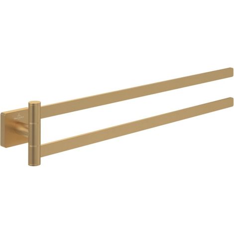 Villeroy & Boch TVA15202500076 Porte-serviettes à deux bras Elements (1/2)