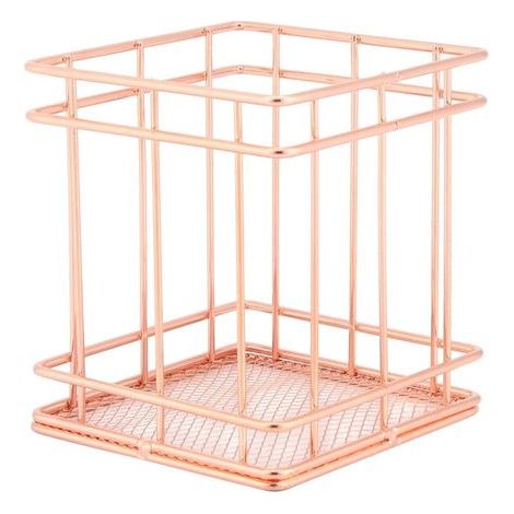 Aufbewahrungskorb aus roségoldenem Eisen (S-förmig) - Fei Yu (1/5)