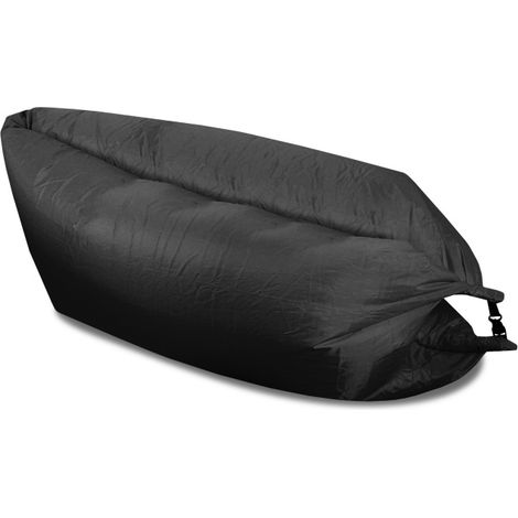 Aga Sacca Gonfiabile LAZY BAG 200x70 cm Nero