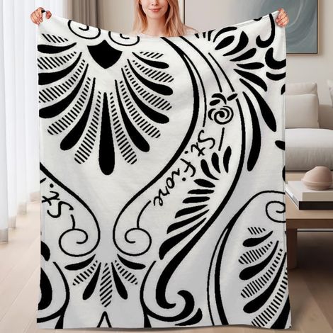 Couverture en polaire chaude et douce, légère en microfibre, jeté de lit,6080 pouces (1/4)
