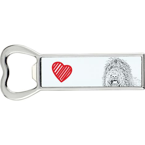 Barbet, cane d'acqua francese - apribottiglie con cane, apri frigo personalizzato, regalo unico per uomo di Art-Dog (1/5)