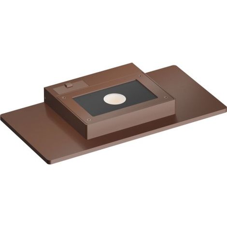 Mini Pla Corten - Applique a led da muro 20W CCT Switch 2700K/3200K/4000K in alluminio, Luce murale verso l'alto - Beneito & Faure