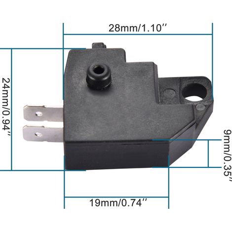 Rechter Bremsschalter für Roller, kompatibel mit 50-250 cm³ ATVs und Mopeds (1/4)