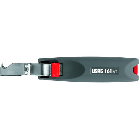 Kabelabisolierer mit verstellbarer Klinge und Multifunktionsmesser USAG U01610002