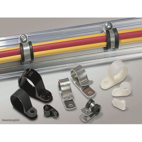 Hellermann Tyton Befestigungsschelle ALU4-ALU-NA-C1 100 Stk