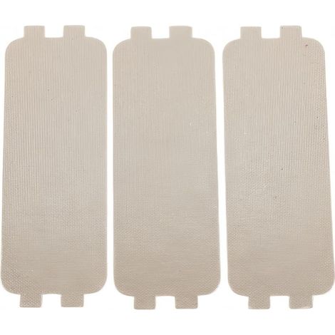 Lot de 3 plaques de mica pour four à micro-ondes, film universel de mica, accessoires de réparation pour cuisine, utilisé pour les stylos à micro-ondes, sèche-cheveux, radiateurs (12,6 x 4,6 cm) (1/5)