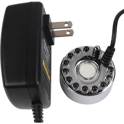 Atomiseur ultrasonique avec lumière LED, accessoire pour fontaine et atomiseur de bassin (États-Unis) (1/5)