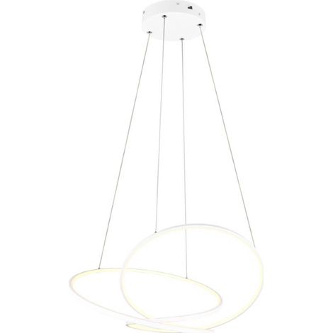 Lampe suspendue Vide Darvin blanc - 75cm - 349119131 (1/3)