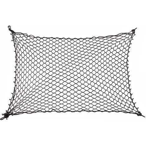 Car Pet Barrier Net, 120 x 70 cm Animal Separation Net for Vehicle, Stretchable Mesh Divider to Keep Pets Safe in Backseat, Universal Fit for Cars SUVs (1/5)