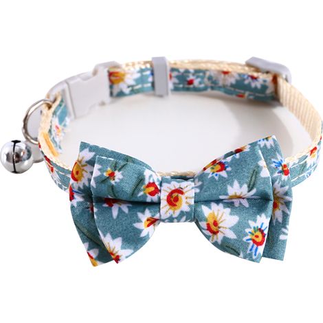 Collier Pour Chien - Collier Floral Ajustable Avec Fleur Détachable - Pour Chiens Petits À Grands - 1 Pièce (1/5)