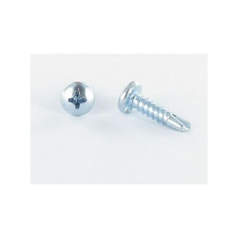 Vis autoperceuse Tête cylindrique bombée TCB Phillips 3.5X9.5 TO Acier zingué SS Cranté-1 pièce