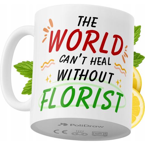 Tazza divertente e umoristica per fiorista, ideale per caffè e tè, con grafica e testo divertenti. Perfetta per compleanni, onomastici e festività. Tazza premium per occasioni speciali, per casa, uffi