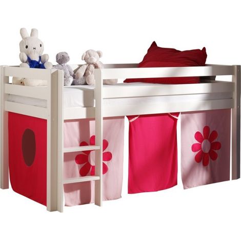 Tente Textile pour Lit "Pino Flower" Rose