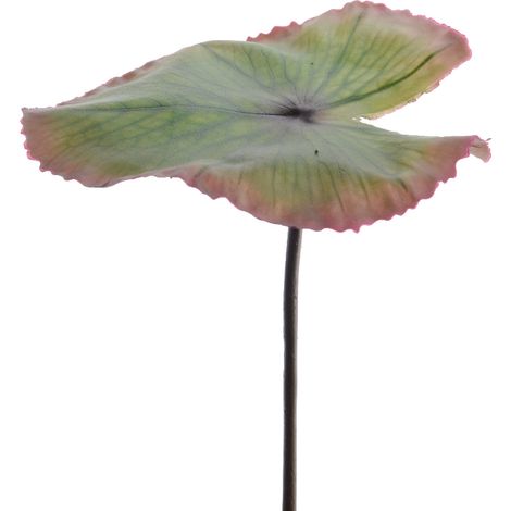 FOGLIA LOTO DECORATIVA 18X82CM VERDE