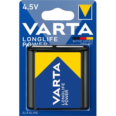 Batterie Longlife Power 4,5 V 6100 mAh 3LR12 4912 1 St./Bl. (1/3)