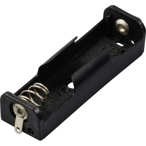 TRU COMPONENTS TC-13220512 Support de pile 1x LR6 (AA) raccordement à souder (L x l x H) 57 x 17 x 1