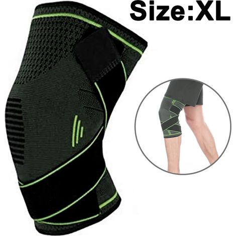 Kniebandage für Damen und Herren, Sport Knieschoner, Kniestützer für Laufen, Wandern, Joggen, Volleyball (1/5)