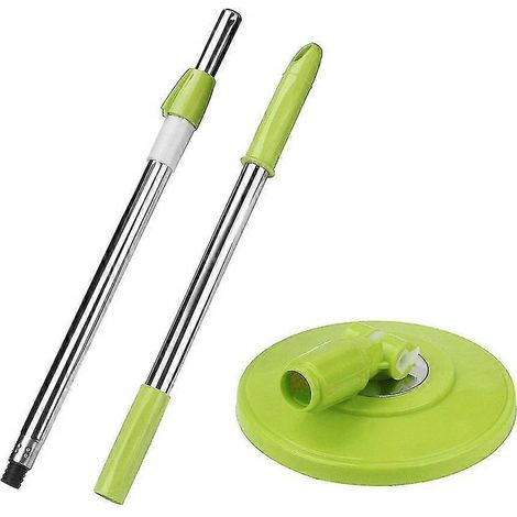 Manche de rechange pour balai à franges rotatif 360° sans pédale (vert) (1/3)