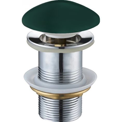 Mexen tappo clic-clac rotondo, ceramica verde scuro opaco - 79910-47 (1/2)