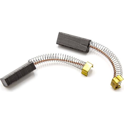 vhbw 2x escobilla de carbón 6 x 9 x 23 mm compatible con Kirby G2, G3, G4, G5, G6, G7 Ultimate, G1, G8 Diamond, G10 Sentria aspirador + resorte