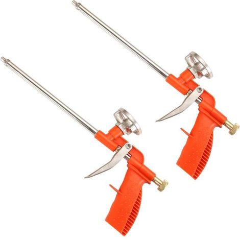 2-teiliges Schaumpistolen-Set, Polyurethan-Schaumpistolen, Bauschaumpistole, Schaumpistole zum Verfugen, Abdichten und Füllen - Crezuo