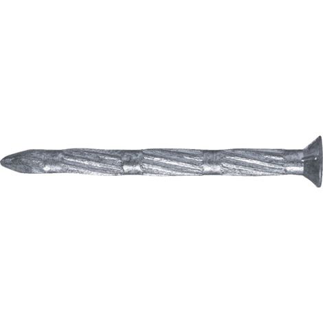 Stahlnagel mit Tiefversenkkopf 3,5x65mm gehärtet,metallisiert,VE=250 Stück