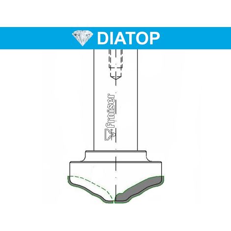 Fraise en diamant PCD pour façades de meubles (CNC) FRD.220 SPEC 1 - Fraiser (1/3)