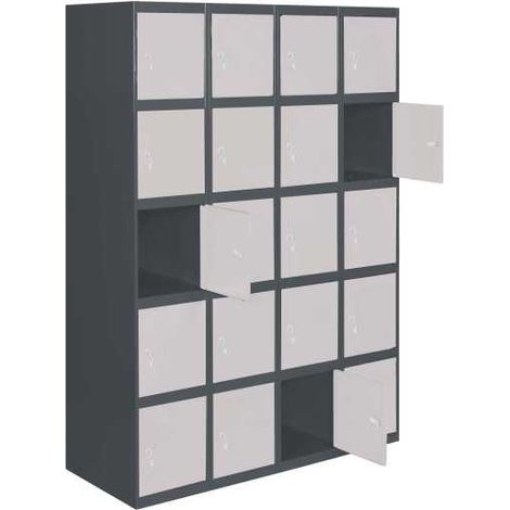 Taquilla 1800x1200x500 SIMONLOCKER PROFESIONAL 5 PUERTA 4/20 300(1200)AN/BL marca SIMONRACK