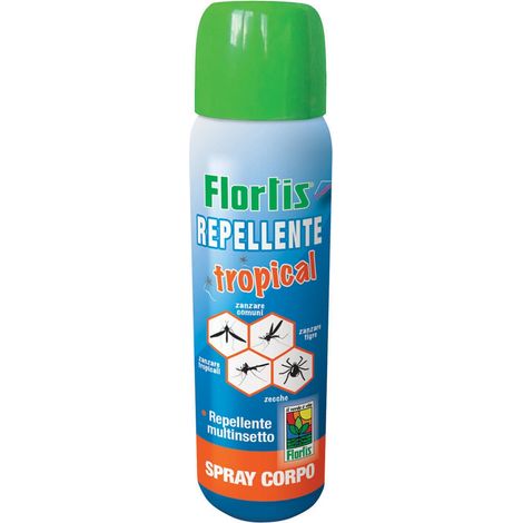 Spray repelente antizancudos Flortis Tropical 100 ml