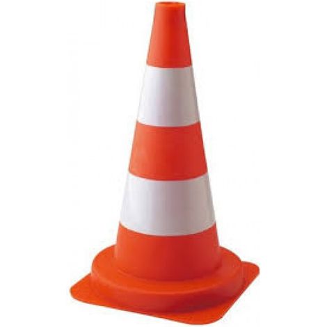 Taliaplast Cono de señalización fluorescente 50 cm 2023