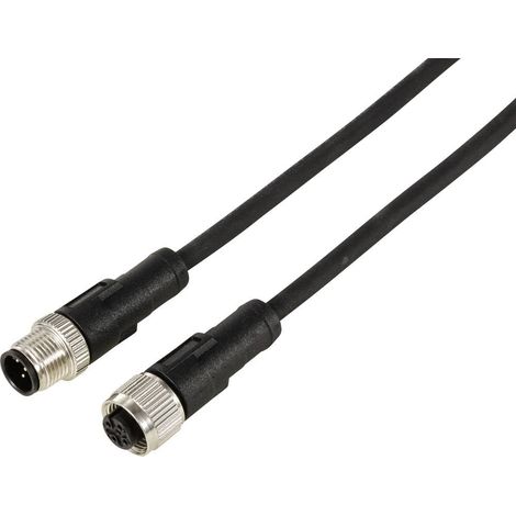 TRU COMPONENTS TC-12833004 Rallonge pour capteur/actionneur M12 fiche droite vers raccord droit 5 m Nombre de pôles: 5 1 pc(s) A765393 (1/3)