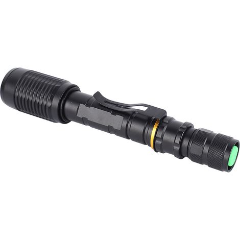 Ultrahelle LED-Zoom-Taschenlampe aus Aluminiumlegierung, ideal zum Campen, Wandern und Erkunden. (1/5)