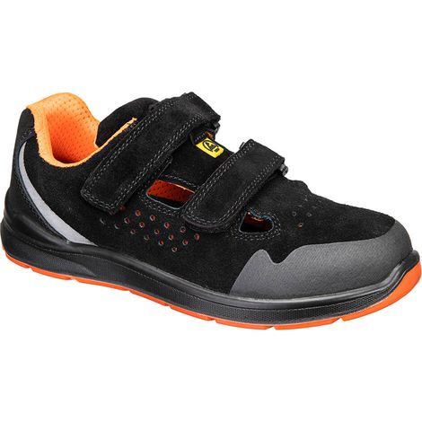 Sandali Composite S1p Esd Sr Fo - Taglia 40 - Nero/grigio - Portwest
