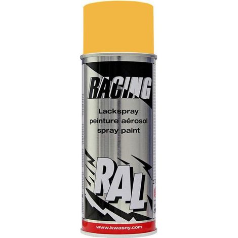 Bombe de peinture carrosserie voiture Racing RAL1017 jaune safran 400ml
