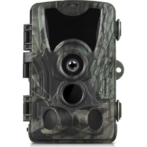 Decdeal Trail Camera Nachtsicht Bewegung Aktiviertes wasserdicht 24 MP+2,7.000 Wildtiere mit 36 ​​IR -LEDs 5MP CMOS IP66 Tier für Hinterhofhirsche