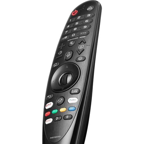Ersatz für LG Magic Remote MR19BA/MR20GA mit Zeiger und Sprachfunktion Universalfernbedienung Kompatibel mit vielen LG Smart-TV-Modellen Netflix und Prime Video Hot Keys, Google/Alexa (1/5)