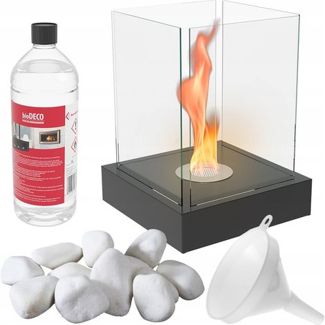 Tischkamin Bioethanol TANGO4 TÜV Set (1/5)
