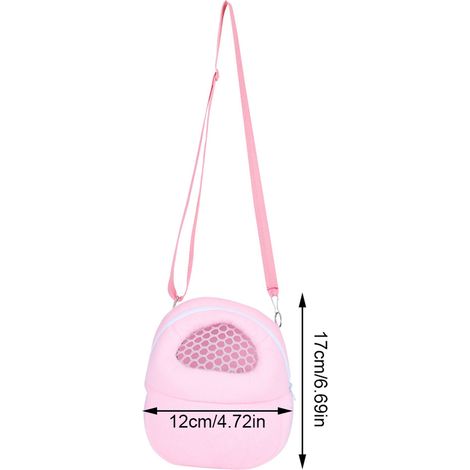 Rat Carrier Hamster Hérisson Furet Sommeil Sac de Voyage Poche Rose (1/5)