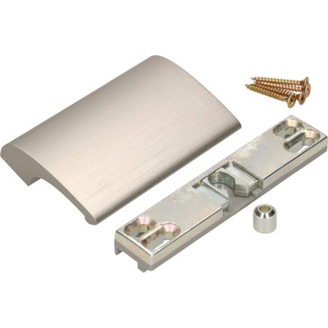 Kotarbau – Poignée de porte coulissante en aluminium aspect acier inoxydable – Ergonomique pour fermeture sécurisée – Résistante aux intempéries (1/5)