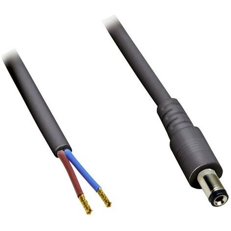 Câble de raccordement basse tension BKL Electronic 075181 DC mâle - extrémité(s) ouverte(s) 5.50 mm (1/2)