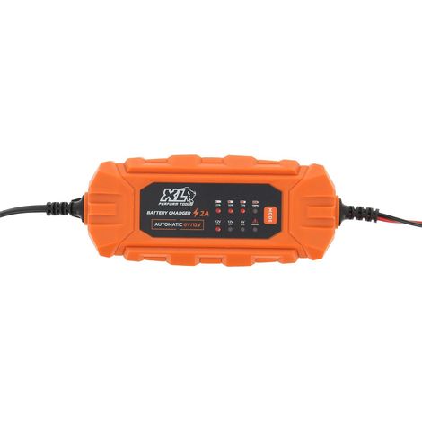 Auto-Batterieladegerät - XLPT - 2A - 35W - 12V - 3 m - IP65 - Schutz gegen Verpolung/Kurzschluss/schlechte Batterie