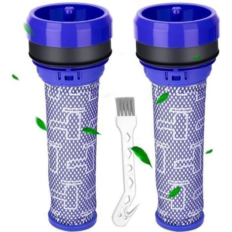 Lot de 2 Filtre Pré-Moteur pour Aspirateur ,Dyson Aspirateur Traineau,Filtre DC33 DC37 DC39 DC28C DC53 (1/4)
