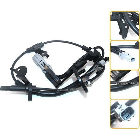 Compatible avec le capteur ABS arrière gauche Toyota Highlander 89546-0E070 895460E070 et le câble ABS (1/2)
