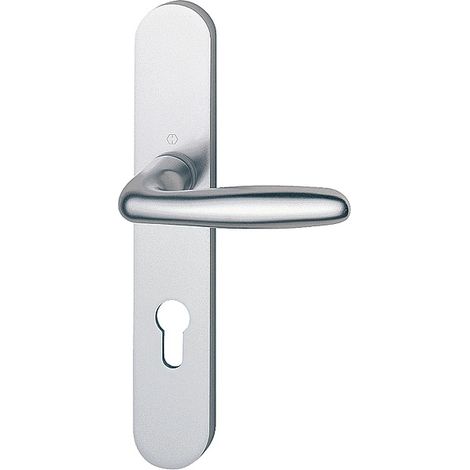 Garniture verona sur plaques de 39mm - Finition : Anodisé F9 - HOPPE