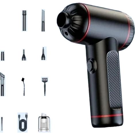 Aspirateur robot portable 5 en 1 sans fil 50 000 tr/min pour voiture et maison. (1/5)