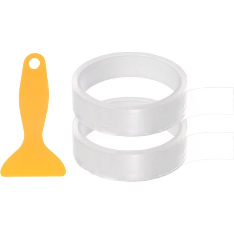sourcing map Lot de 2 bandes d'étanchéité 2,5 cm x 3 m (1 po 10 pi) avec outil pose pour évier